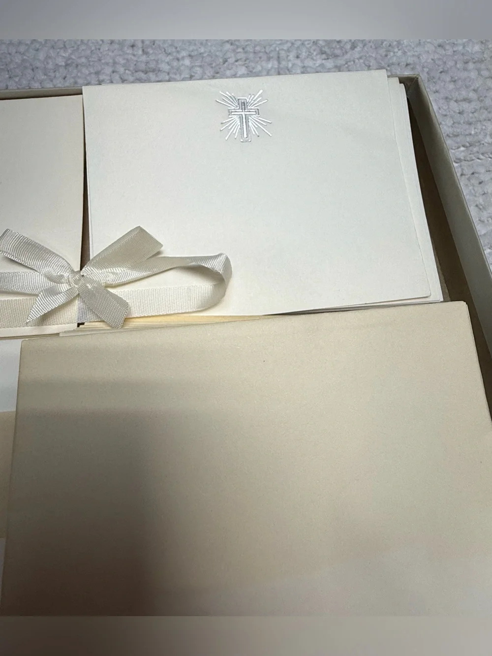 Vintage 1950s Bible Lovers Hands In Prayer Stationery Ensemble Warner Press